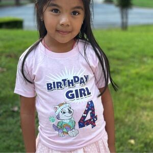 PAW PATROL EVEREST CUSTONIZED SHIRT